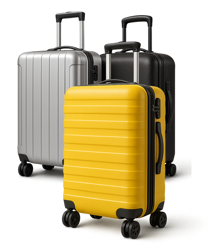 3つのスーツケース