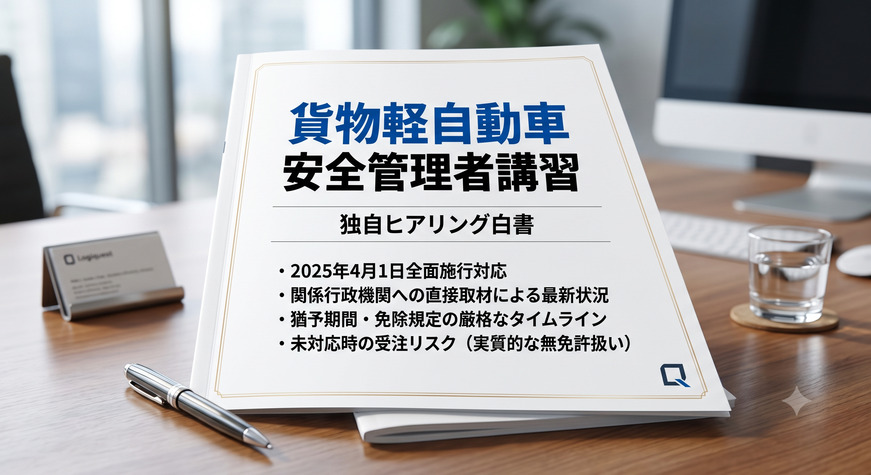 貨物軽自動車安全管理者講習の受講と選任届出の最新状況
