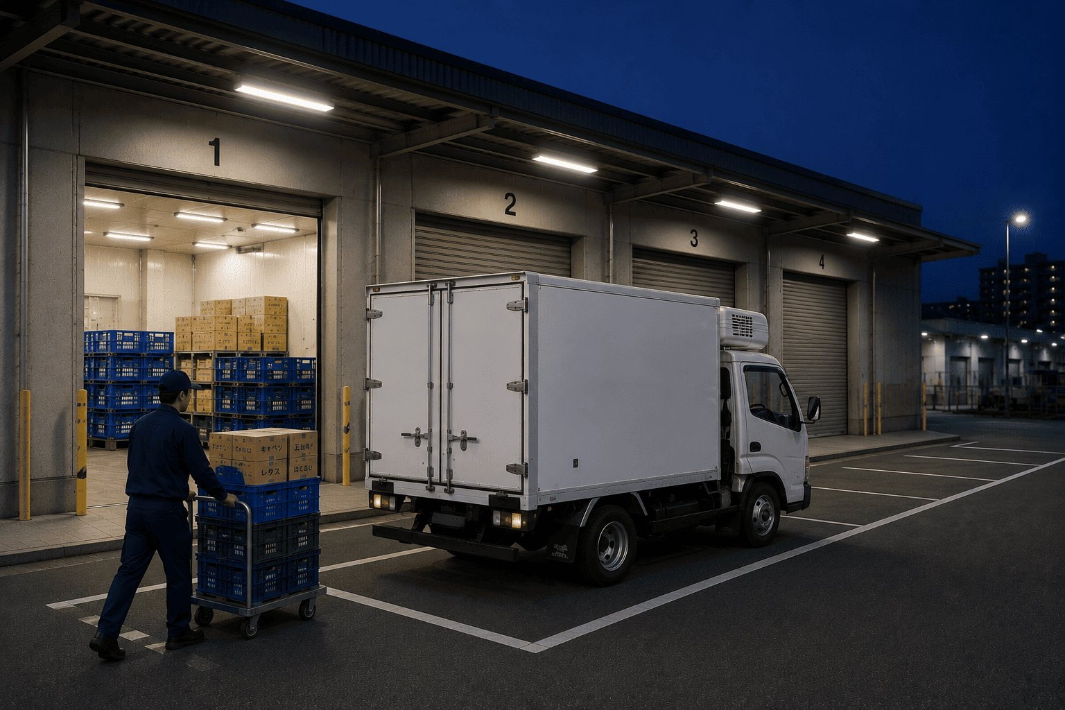 深夜・早朝・土日祝の食品配送シフトが組めない